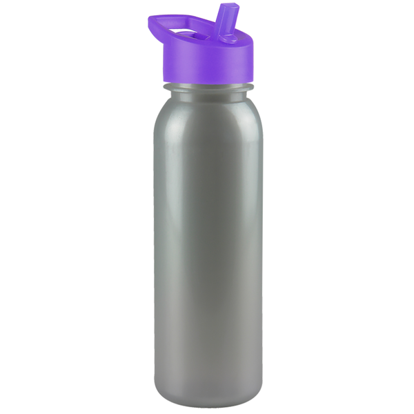 Aquarius Tritan™ Metallic Sport Bottle, 24oz. - Flip Straw Lid