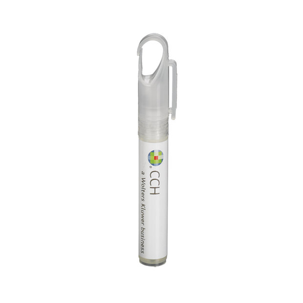 CleanZ Unscented USA Antibacterial Hand Sanitizer Spray with Clip Cap, 10ml