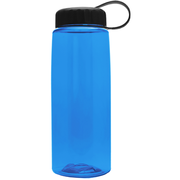 Flair Tritan™ Wide Mouth Sports Bottle, 26oz. - Tethered Lid