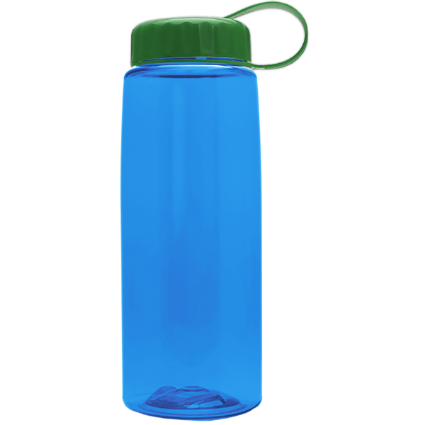 Flair Tritan™ Wide Mouth Sports Bottle, 26oz. - Tethered Lid