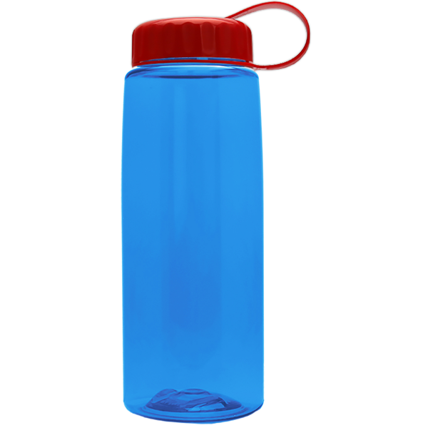 Flair Tritan™ Wide Mouth Sports Bottle, 26oz. - Tethered Lid