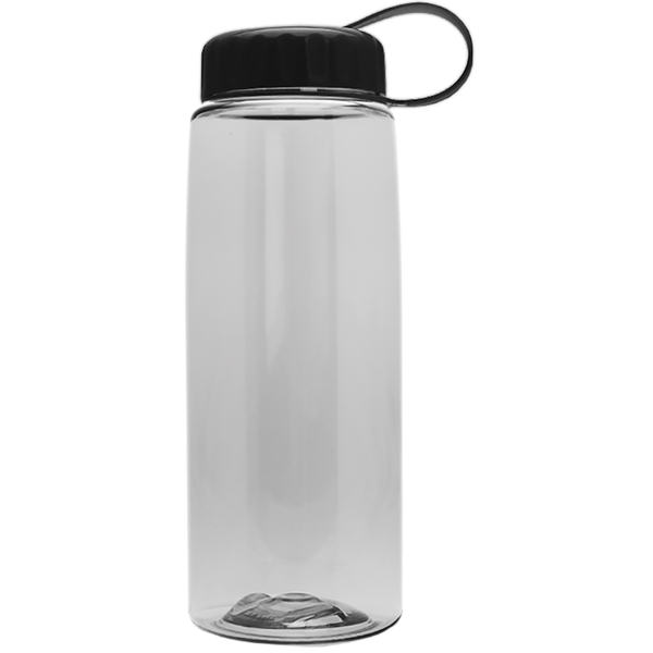 Flair Tritan™ Wide Mouth Sports Bottle, 26oz. - Tethered Lid