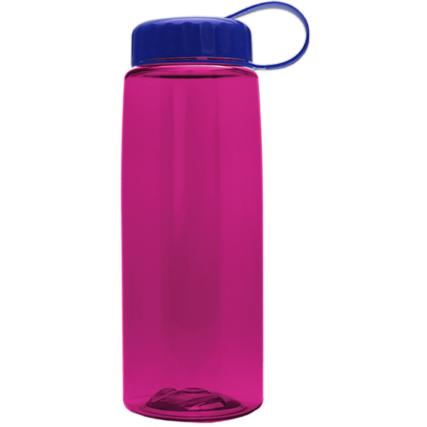 Flair Tritan™ Wide Mouth Sports Bottle, 26oz. - Tethered Lid