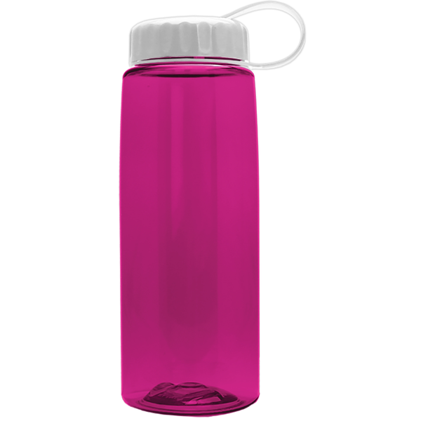 Flair Tritan™ Wide Mouth Sports Bottle, 26oz. - Tethered Lid