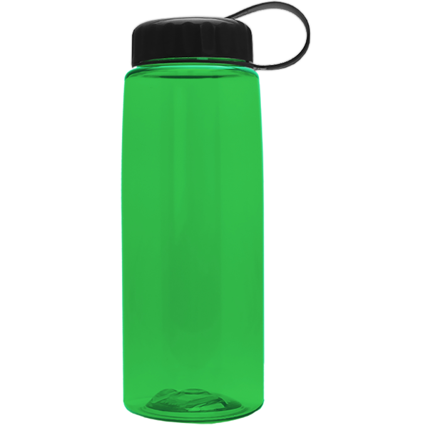 Flair Tritan™ Wide Mouth Sports Bottle, 26oz. - Tethered Lid