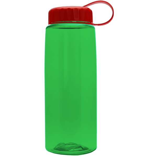 Flair Tritan™ Wide Mouth Sports Bottle, 26oz. - Tethered Lid