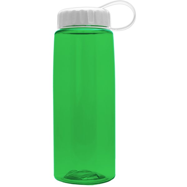 Flair Tritan™ Wide Mouth Sports Bottle, 26oz. - Tethered Lid