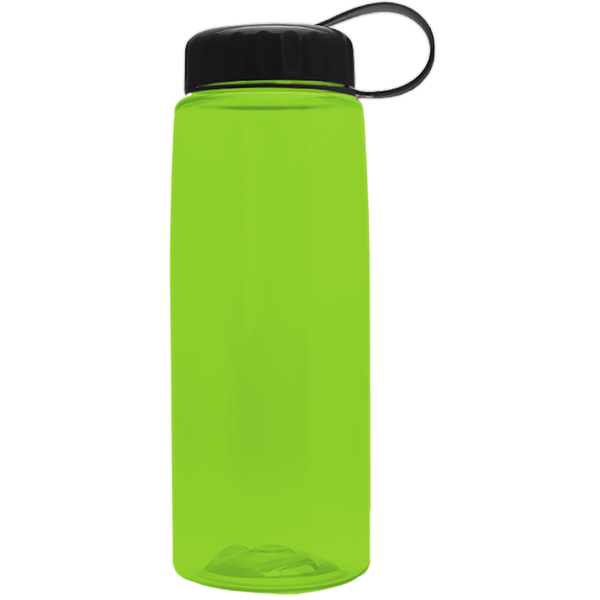 Flair Tritan™ Wide Mouth Sports Bottle, 26oz. - Tethered Lid
