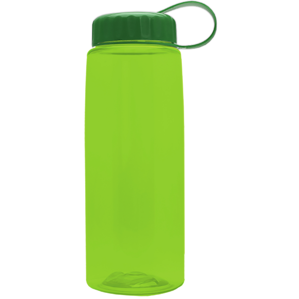 Flair Tritan™ Wide Mouth Sports Bottle, 26oz. - Tethered Lid