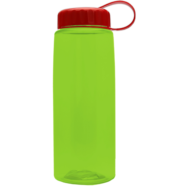 Flair Tritan™ Wide Mouth Sports Bottle, 26oz. - Tethered Lid