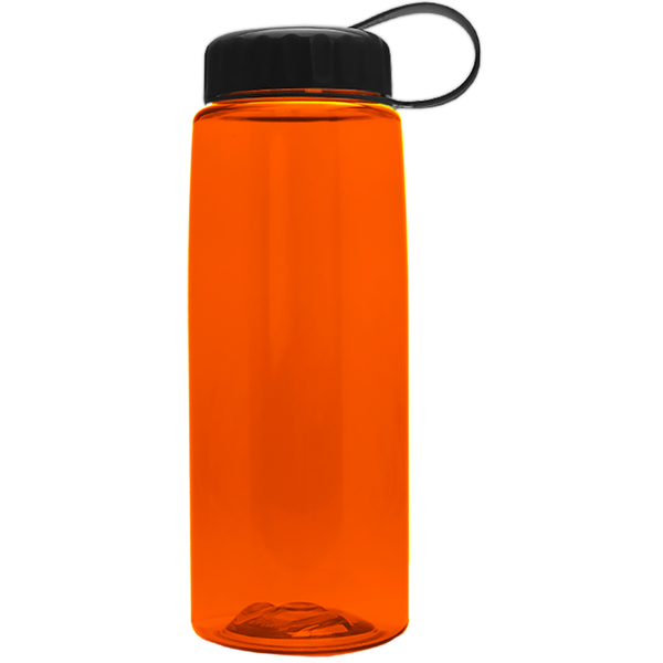 Flair Tritan™ Wide Mouth Sports Bottle, 26oz. - Tethered Lid