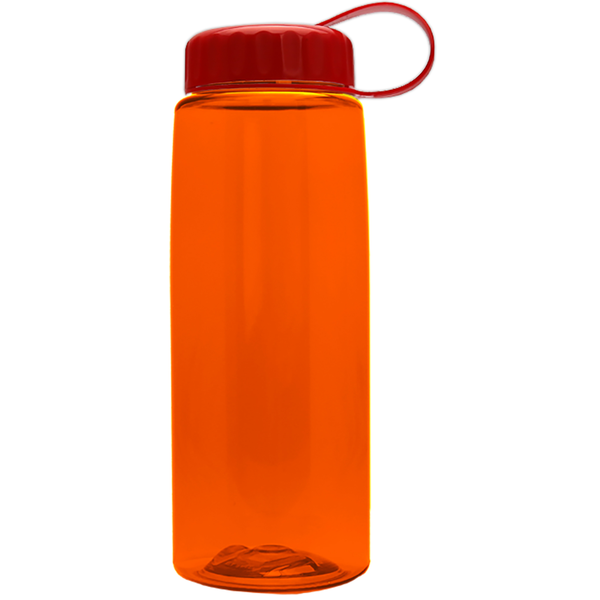 Flair Tritan™ Wide Mouth Sports Bottle, 26oz. - Tethered Lid
