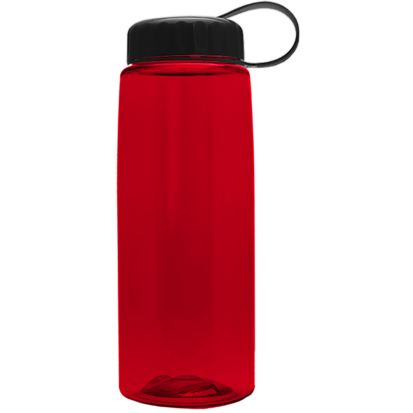 Flair Tritan™ Wide Mouth Sports Bottle, 26oz. - Tethered Lid