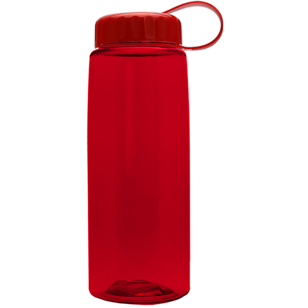 Flair Tritan™ Wide Mouth Sports Bottle, 26oz. - Tethered Lid