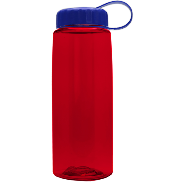 Flair Tritan™ Wide Mouth Sports Bottle, 26oz. - Tethered Lid