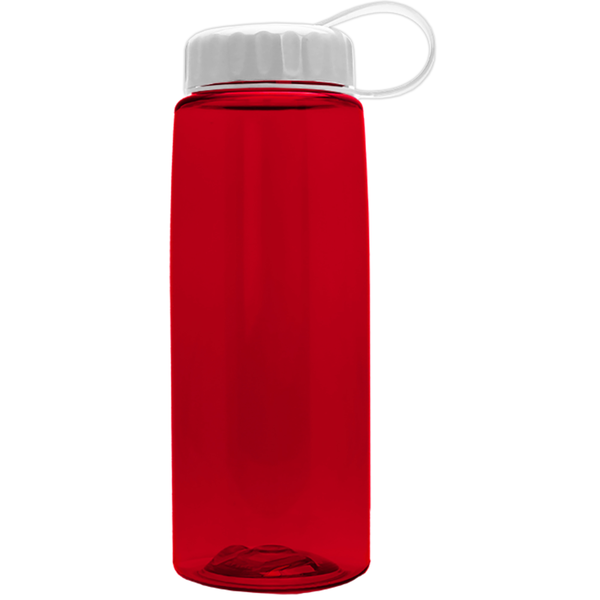 Flair Tritan™ Wide Mouth Sports Bottle, 26oz. - Tethered Lid