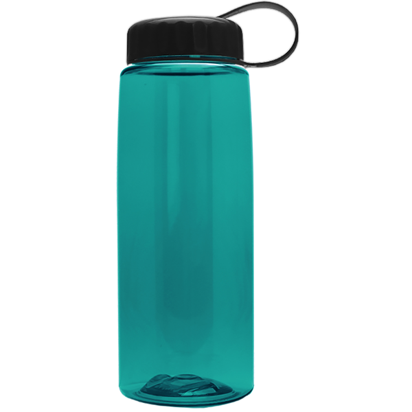 Flair Tritan™ Wide Mouth Sports Bottle, 26oz. - Tethered Lid