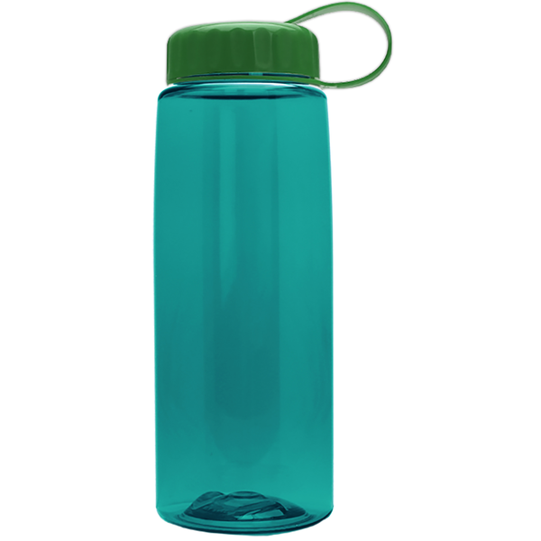 Flair Tritan™ Wide Mouth Sports Bottle, 26oz. - Tethered Lid