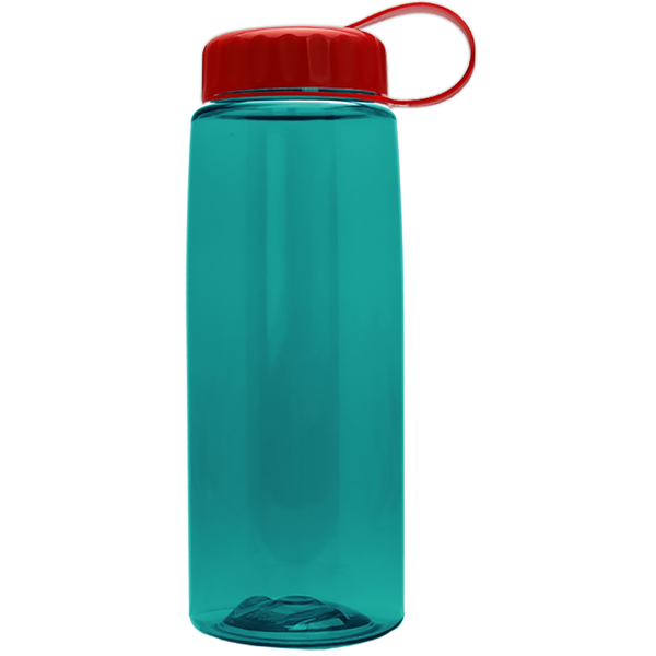 Flair Tritan™ Wide Mouth Sports Bottle, 26oz. - Tethered Lid