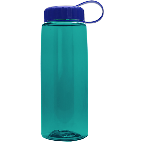 Flair Tritan™ Wide Mouth Sports Bottle, 26oz. - Tethered Lid