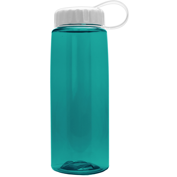 Flair Tritan™ Wide Mouth Sports Bottle, 26oz. - Tethered Lid