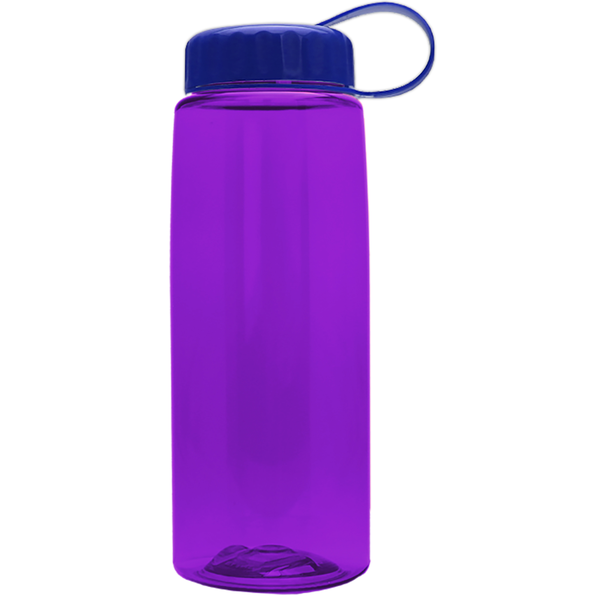 Flair Tritan™ Wide Mouth Sports Bottle, 26oz. - Tethered Lid