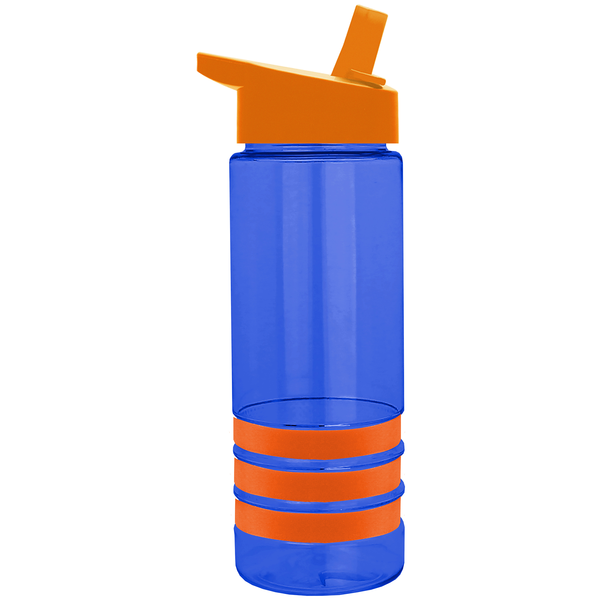 Sergeant Tritan™ Stripe Bottle, 24oz. - Flip Straw Lid