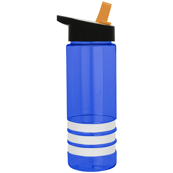Sergeant Tritan™ Stripe Bottle, 24oz. - Flip Straw Lid