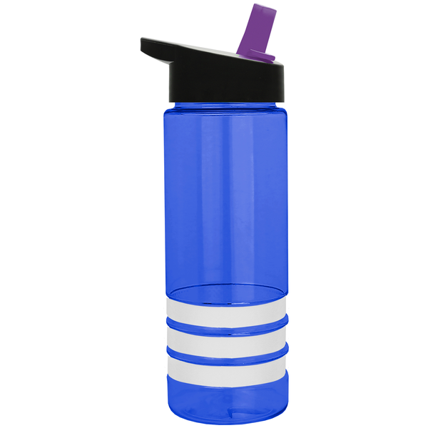 Sergeant Tritan™ Stripe Bottle, 24oz. - Flip Straw Lid