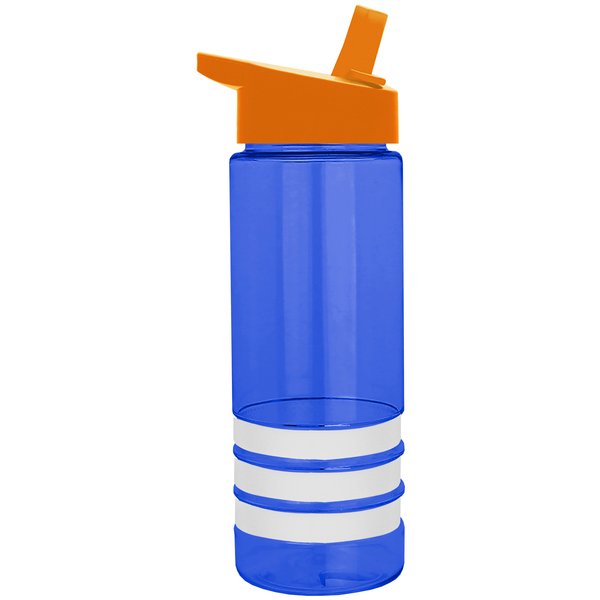 Sergeant Tritan™ Stripe Bottle, 24oz. - Flip Straw Lid