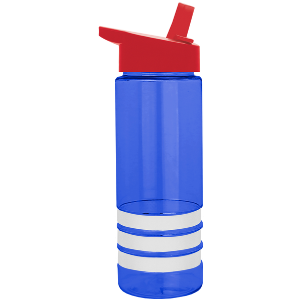 Sergeant Tritan™ Stripe Bottle, 24oz. - Flip Straw Lid