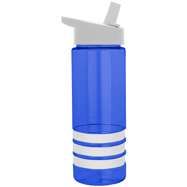 Sergeant Tritan™ Stripe Bottle, 24oz. - Flip Straw Lid