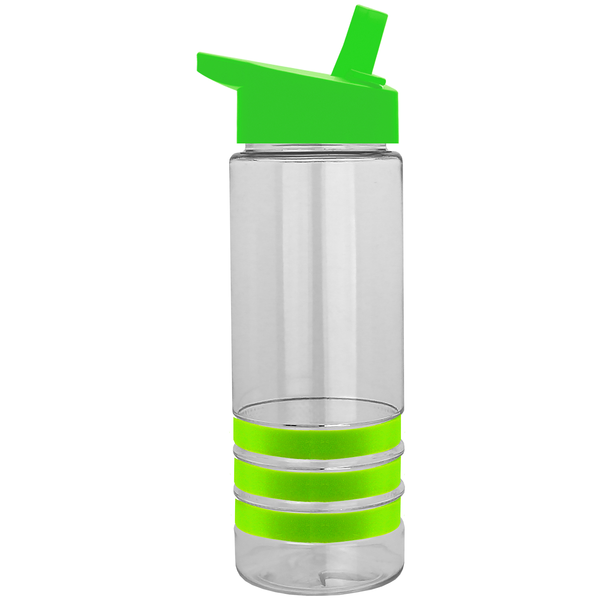 Sergeant Tritan™ Stripe Bottle, 24oz. - Flip Straw Lid