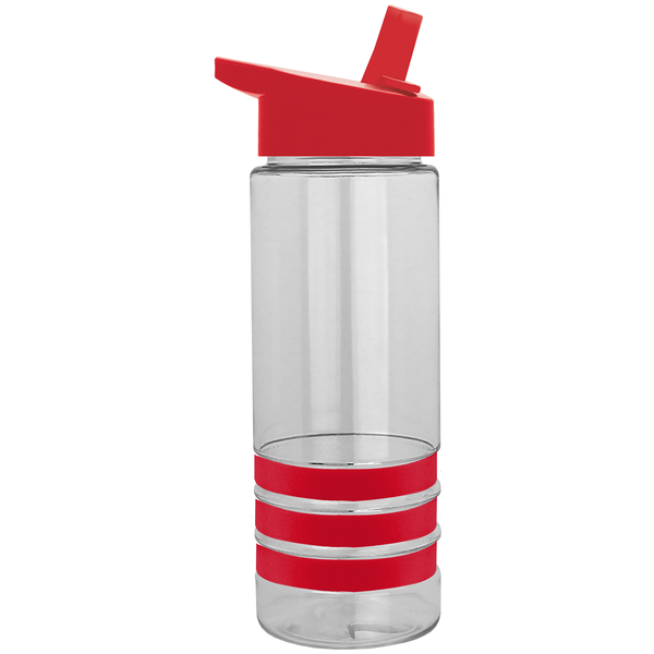 Sergeant Tritan™ Stripe Bottle, 24oz. - Flip Straw Lid