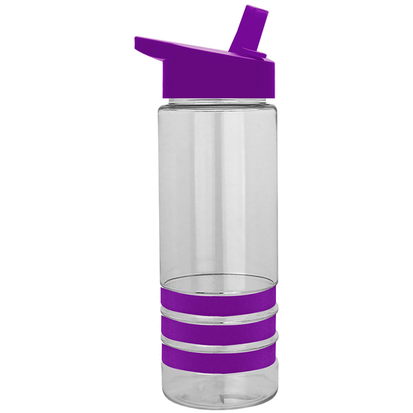 Sergeant Tritan™ Stripe Bottle, 24oz. - Flip Straw Lid