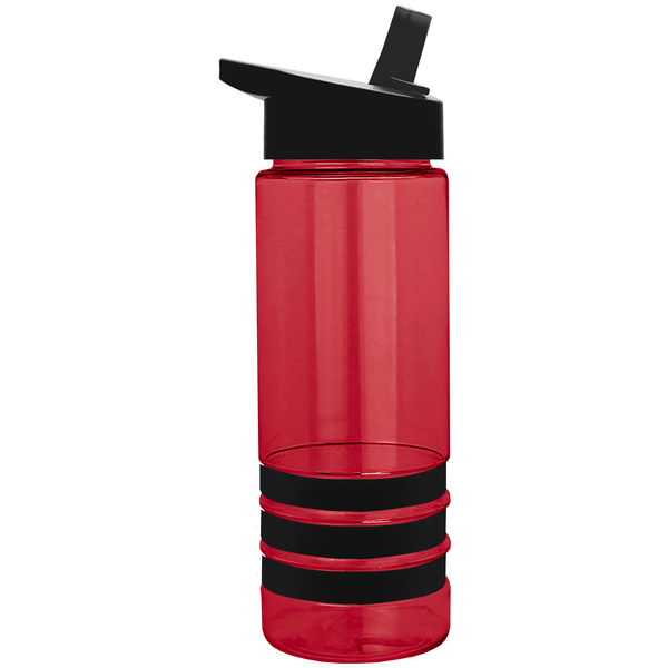 Sergeant Tritan™ Stripe Bottle, 24oz. - Flip Straw Lid