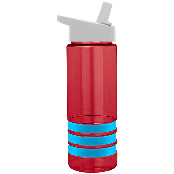 Sergeant Tritan™ Stripe Bottle, 24oz. - Flip Straw Lid