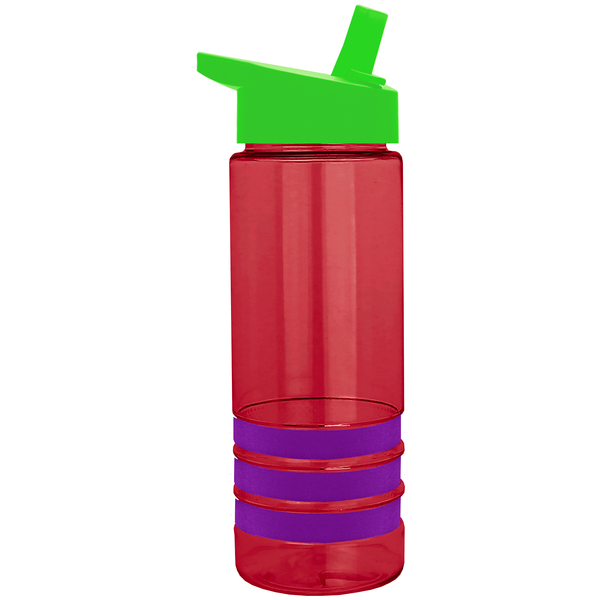 Sergeant Tritan™ Stripe Bottle, 24oz. - Flip Straw Lid