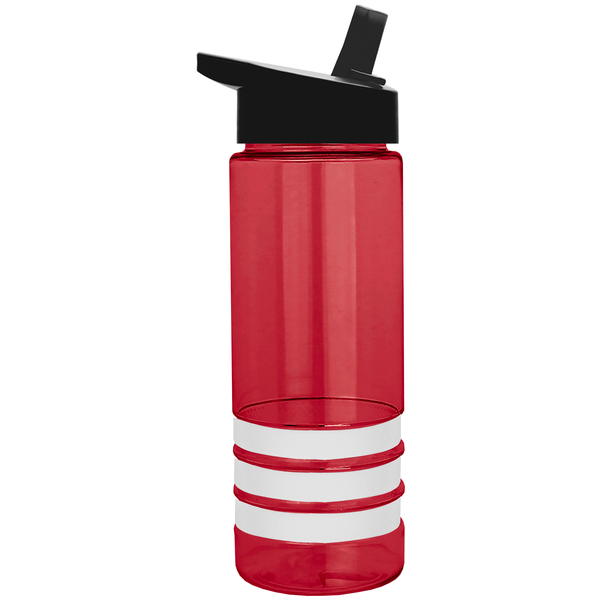 Sergeant Tritan™ Stripe Bottle, 24oz. - Flip Straw Lid