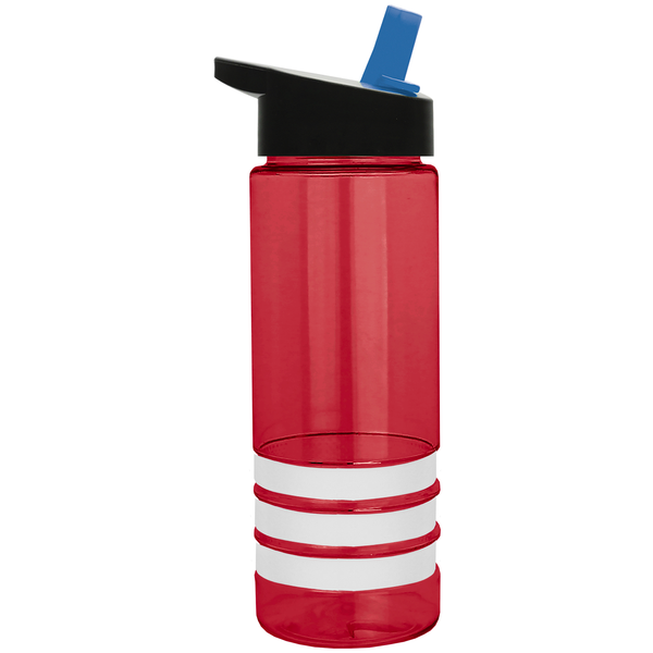 Sergeant Tritan™ Stripe Bottle, 24oz. - Flip Straw Lid