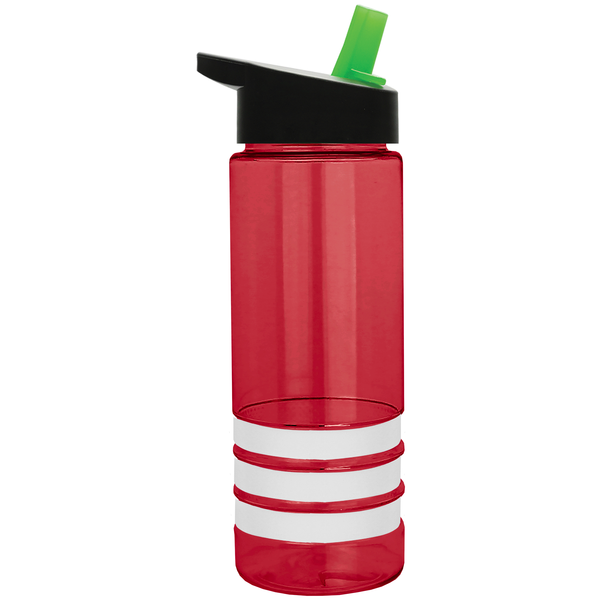 Sergeant Tritan™ Stripe Bottle, 24oz. - Flip Straw Lid