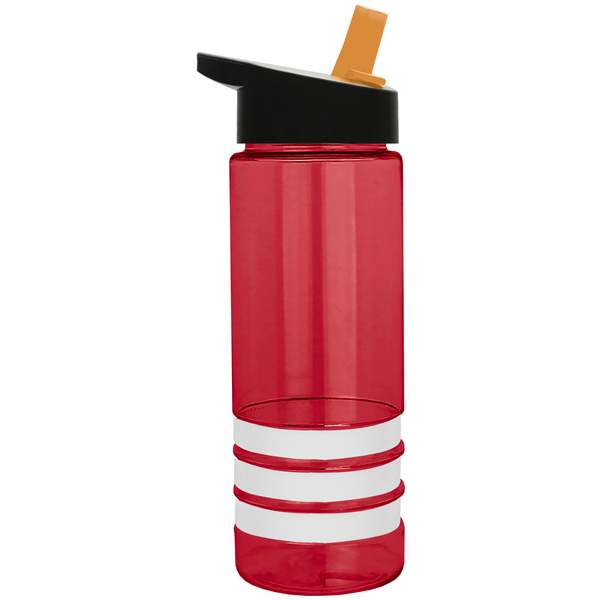 Sergeant Tritan™ Stripe Bottle, 24oz. - Flip Straw Lid