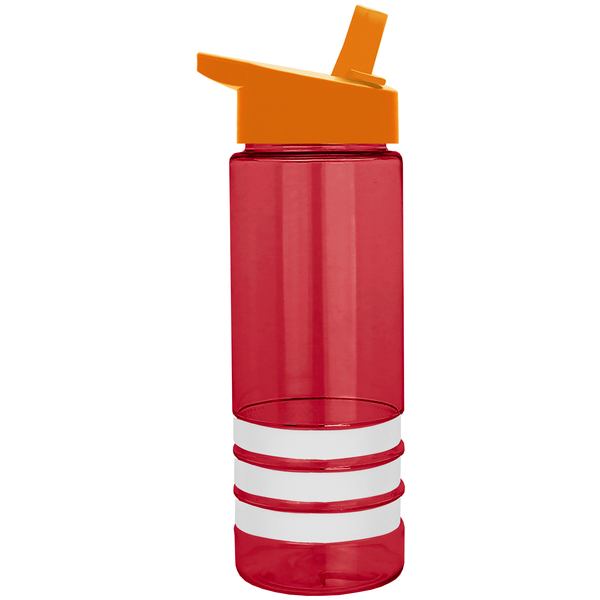 Sergeant Tritan™ Stripe Bottle, 24oz. - Flip Straw Lid