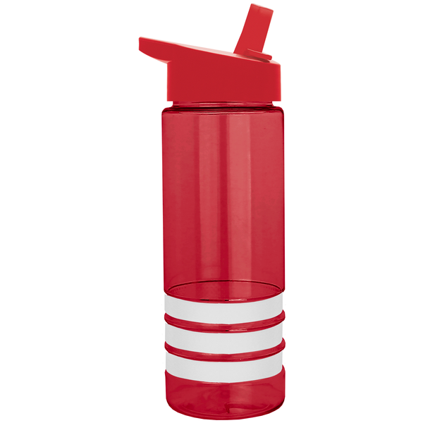 Sergeant Tritan™ Stripe Bottle, 24oz. - Flip Straw Lid