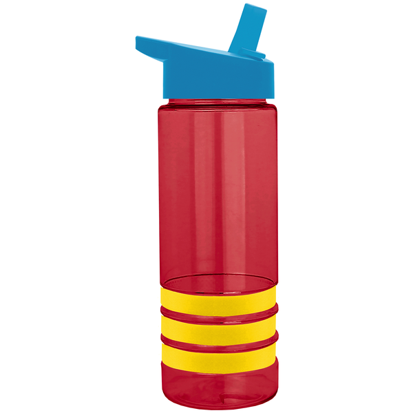 Sergeant Tritan™ Stripe Bottle, 24oz. - Flip Straw Lid
