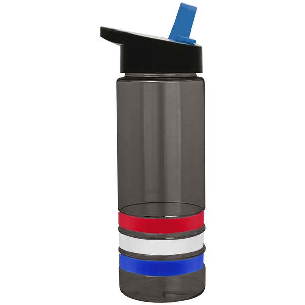 Sergeant Tritan™ Stripe Bottle, 24oz. - Flip Straw Lid