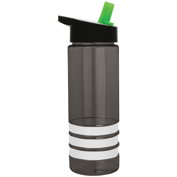 Sergeant Tritan™ Stripe Bottle, 24oz. - Flip Straw Lid