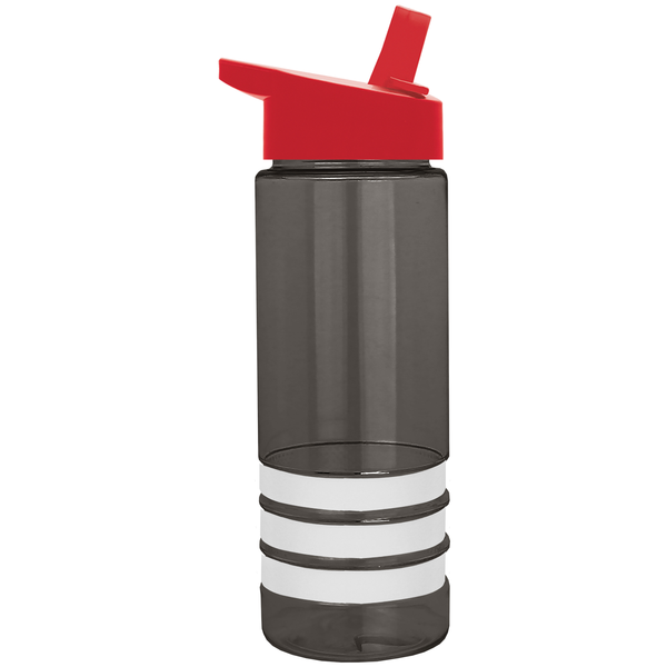 Sergeant Tritan™ Stripe Bottle, 24oz. - Flip Straw Lid