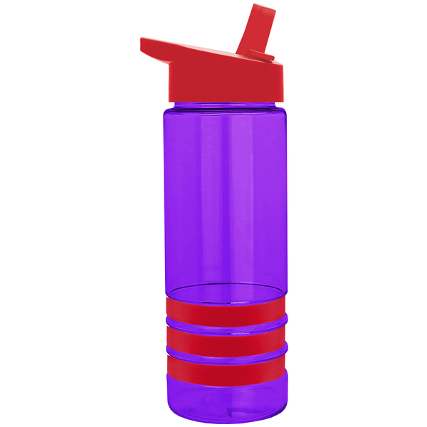 Sergeant Tritan™ Stripe Bottle, 24oz. - Flip Straw Lid