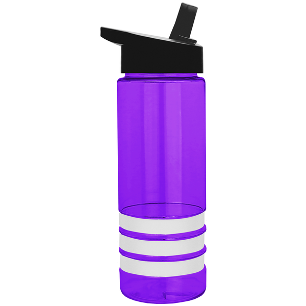 Sergeant Tritan™ Stripe Bottle, 24oz. - Flip Straw Lid